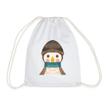 Pingouin - Sac de sport léger - blanc - Devant