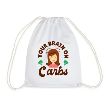 Keto Diet Keto Foods Nutritionist Healthy Fitness - Drawstring Bag - white - Front