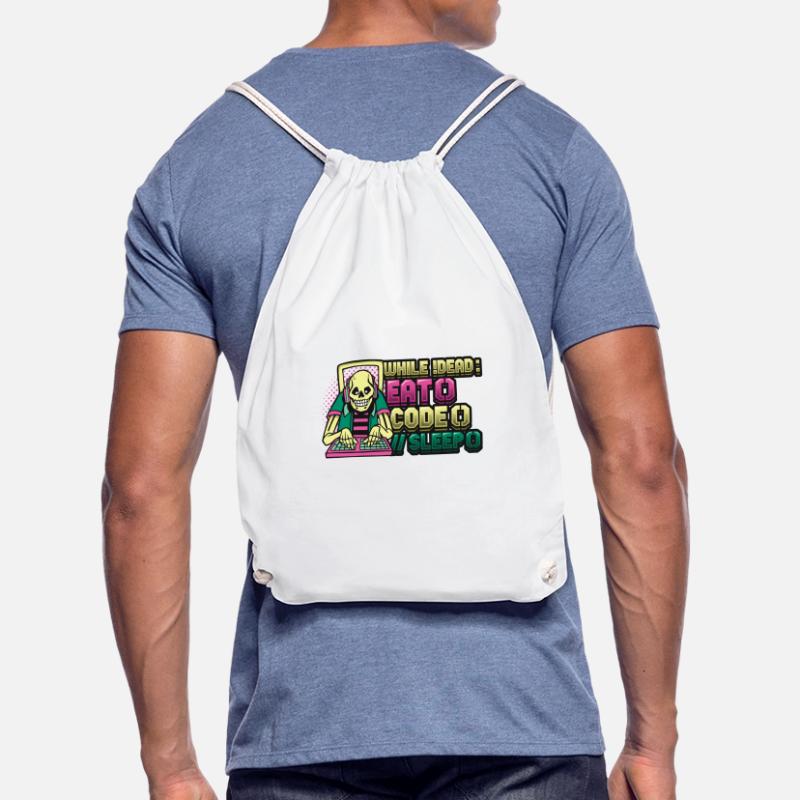 Programmer,Computer Programmer,Joke Drawstring Bag