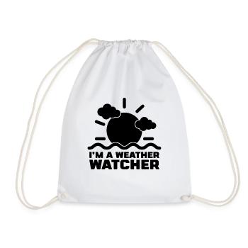 Je suis météorologue spécialiste des prévisions météorologiques - Sac de sport léger - blanc - Devant