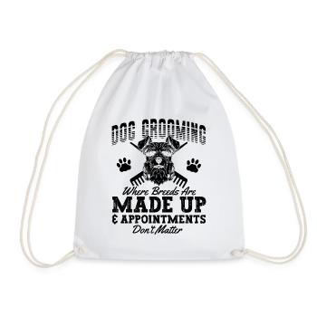 Toilettage pour chien Où toiletteur pour animaux de compagnie Salon pour animaux toiletteur - Sac de sport léger - blanc - Devant