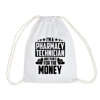 I'm A Pharmacy Technician And Hospital Pharmacist - Drawstring Bag - white - Front