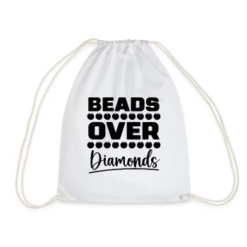 Beads Over Diamonds Beading Beaded Jewelry Beader - Turnbeutel - Weiß - Vorne