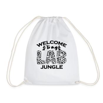 Bienvenue dans mon laboratoire de technicien scientifique de laboratoire - Sac de sport léger - blanc - Devant