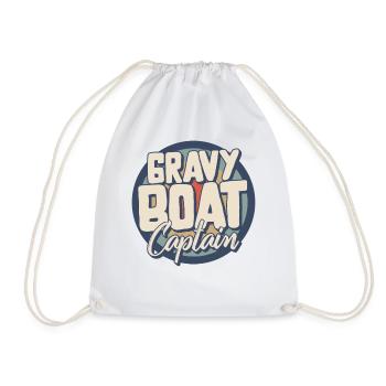 Thanksgiving-Shirt, Soßenboot-Kapitän süßes T-Shirt, - Turnbeutel - Weiß - Vorne