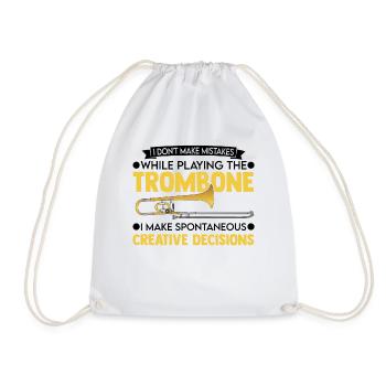 Trombone Creative Choices Tromboniste - Sac de sport léger - blanc - Devant