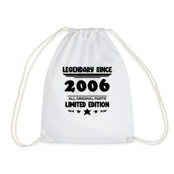2006 - Né 2006 - Année de construction 2006 - Sac de sport léger - blanc - Devant