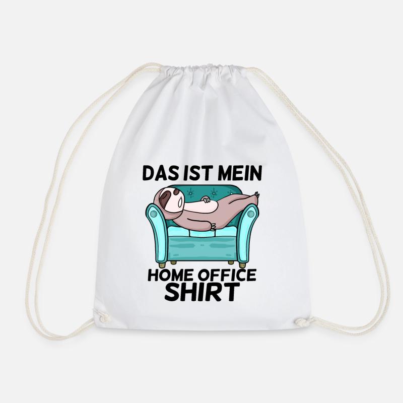 Home Office Büro - Turnbeutel - Weiß