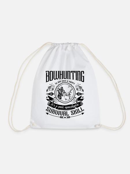 Bowhunting Is Not Just A Shooting Sports Bowhunter - Turnbeutel - Weiß