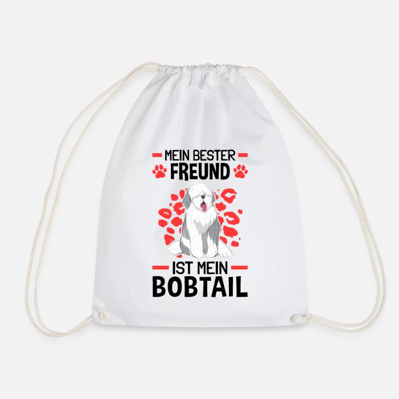 Bobtail ist mein Freund Altenglischer Bobtail - Turnbeutel - Weiß