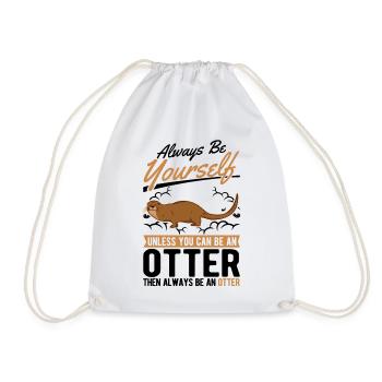 Loutre Cadeau Loutre Loutre Loutre Loutre de mer - Sac de sport léger - blanc - Devant