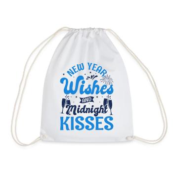Réveillon du Nouvel An, Paix, Amour, Bonne Année - Sac de sport léger - blanc - Devant