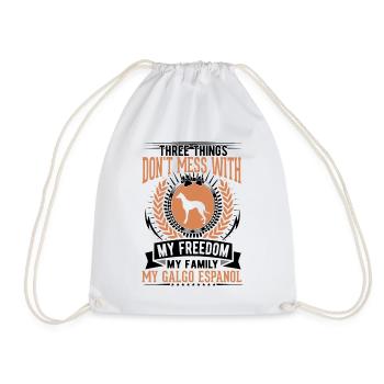 Galgo Espanol Lévrier espagnol Galgo - Sac de sport léger - blanc - Devant