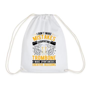 Trombone Creative Choices Tromboniste - Sac de sport léger - blanc - Devant