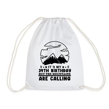 Randonneur 39e anniversaire 39 ans - Sac de sport léger - blanc - Devant