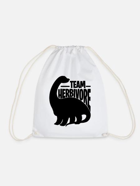 Team Herbivore Meatless Veganism Vegan Diet Lover - Turnbeutel - Weiß