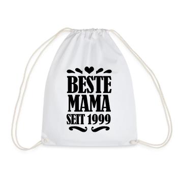 Beste Mama seit 1999 - Turnbeutel - Weiß - Vorne