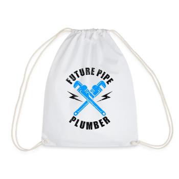 Tuyauterie sanitaire Tuyauterie Raccord future tuyauterie - Sac de sport léger - blanc - Devant