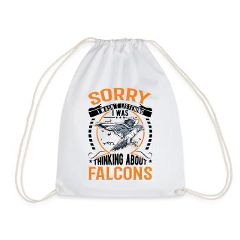 Falke Falkner Kestrel Falconry Falkner - Drawstring Bag - white - Front