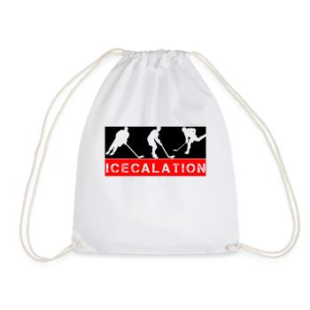 Équipe de hockey sur glace, club, club, entraîneur-joueur fan - Sac de sport léger - blanc - Devant