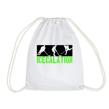 Équipe de hockey sur glace, club, club, entraîneur-joueur fan - Sac de sport léger - blanc - Devant