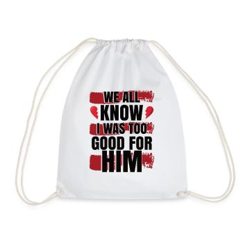 Divorce Women - Drawstring Bag - white - Front