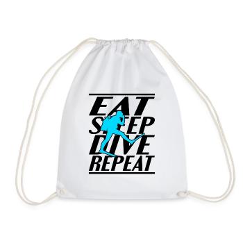 Alimentation Sommeil Plongée - Sac de sport léger - blanc - Devant