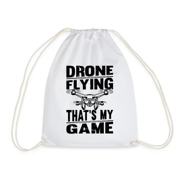 Drone volant C’est mon jeu - Quadcopter Drone Pil - Sac de sport léger - blanc - Devant