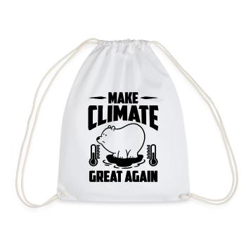 Faire du climat une grande science Défenseur du réchauffement climatique - Sac de sport léger - blanc - Devant
