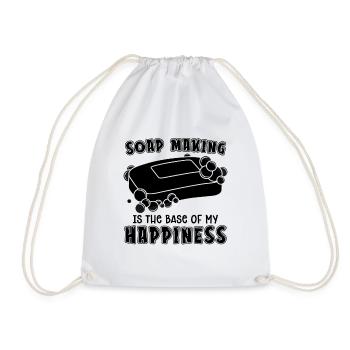 Soap Making Is The Base Of Handicrafts Soap Maker - Turnbeutel - Weiß - Vorne