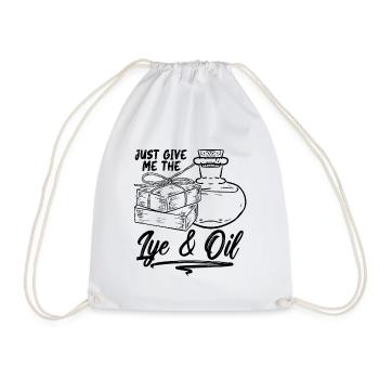 Just Give Me The Soapmaking Handicrafts Soap Maker - Drawstring Bag - white - Front