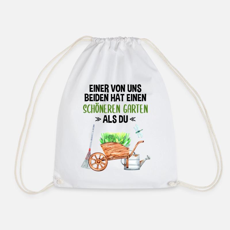Garten Lustiger Spruch Hobby Gärtner Geschenkidee - Turnbeutel - Weiß