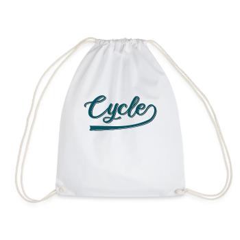 Bicyclette - Sac de sport léger - blanc - Devant