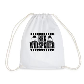 L’apiculture qui murmure à l’oreille aime l’apiculteur - Sac de sport léger - blanc - Devant