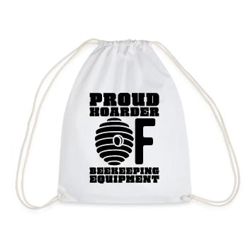 Fier thésauriseur d’apiculture Apiculteur - Sac de sport léger - blanc - Devant