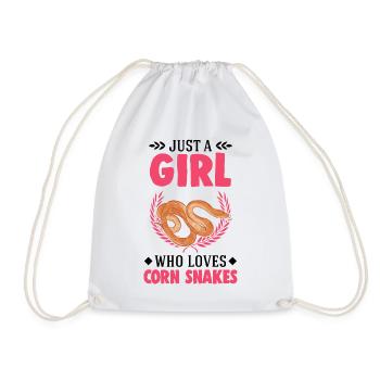 Corn Snake Girl Corn Snake - Sac de sport léger - blanc - Devant