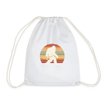 Saxophone Bigfoot Sasquatch Musicien Jazz Musique - Sac de sport léger - blanc - Devant