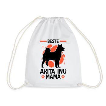 Meilleur(e) Akita Inu Mama Spitz japonais - Sac de sport léger - blanc - Devant