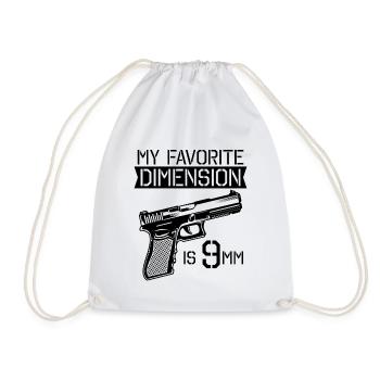 My Favorite Dimension Gunsmith Gun Fixer Gunsmiths - Drawstring Bag - white - Front