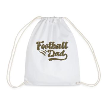 Cadeau Papa Football - Sac de sport léger - blanc - Devant