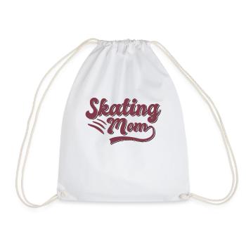 Cadeau Skating Mama - Sac de sport léger - blanc - Devant