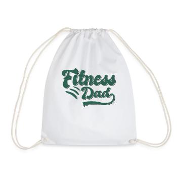 Fitness Papa Cadeau - Sac de sport léger - blanc - Devant