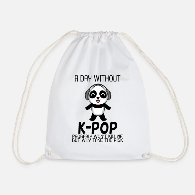 k Pop - Turnbeutel - Weiß