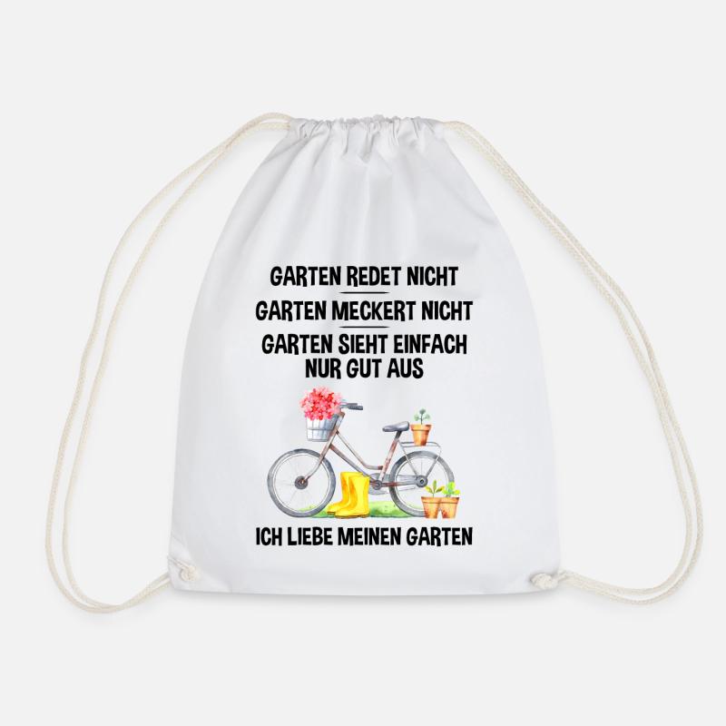 Garten Lustiger Spruch Hobby Gärtner Geschenkidee - Turnbeutel - Weiß