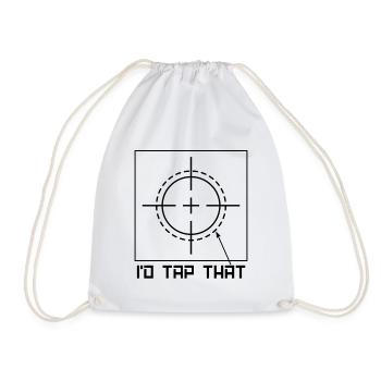 Je taperais sur ce machiniste opérateur de tour machinistes - Sac de sport léger - blanc - Devant