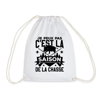 C'est La Saison De La Chasse - Sac de sport léger - blanc - Devant