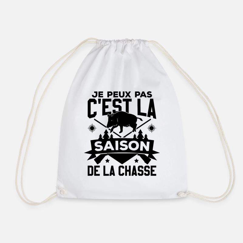 C'est La Saison De La Chasse - Sac de sport léger - blanc