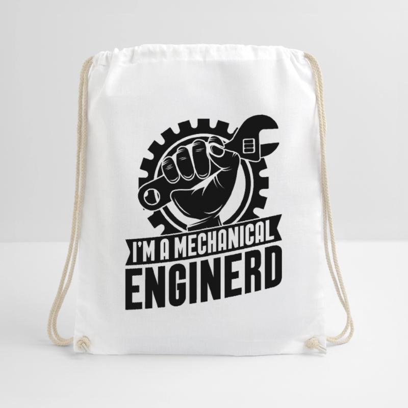I'm A Mechanical Enginerd Engineering Engineer Drawstring Bag