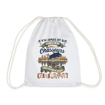 Chasseur Humour - Sac de sport léger - blanc - Devant