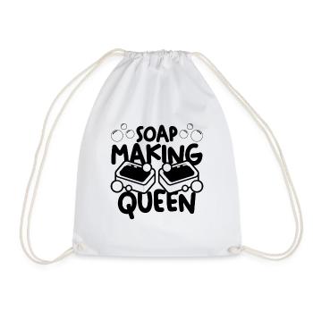 Soap Making Queen Essential Oils Soaper Soap Maker - Turnbeutel - Weiß - Vorne
